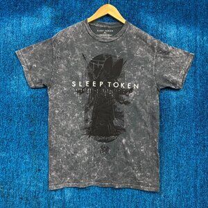 Sleep Token Aqua Regia Mineral Wash Rock T-Shirt Size Medium